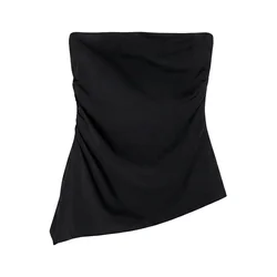 Pull&Bear Top črna