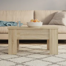 Stolić za kavu boja hrasta 79 x 49 x 41 cm konstruirano drvo