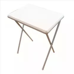 Zunanja zložljiva miza, bela majhna