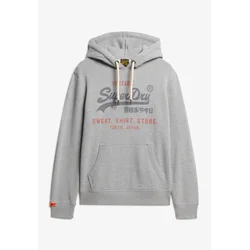 Superdry & Co Majica Heritage progasto modra/pegasto siva/pegasto rdeča