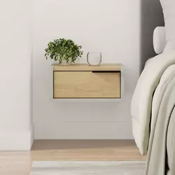 HANAH HOME Noćni stočić Eco Ash Green Sapphire Hrast