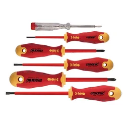 FELO Set šrafcigera Ergonic VDE sa testerom napona SL/PH 41396398 6 kom