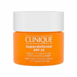 Clinique Superdefense™: SPF 25 Fatigue + 1st Signs of Age Multi-Correcting Cream - for dry to combination skin types Osvežavajuća gel krema za suvu do kombinovanu kožu Kreme za lice