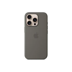 iPhoneE16 Pro Silicone Case with MagSafe - Stone Gray