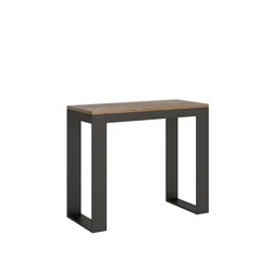 Ityhome Ityhome 90 x 77 konzolna miza rjava, (20847856)
