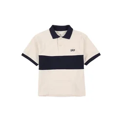 GAP Majica temno modra/greige