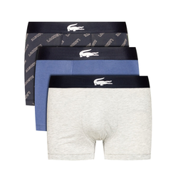LACOSTE Boksarice Trunks Underwear, siva, modra