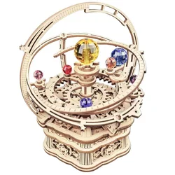 Robotime Robotime 3D Puzzle - Zvezdnata noč, lesena 3D sestavljanka (3D-AMK51)