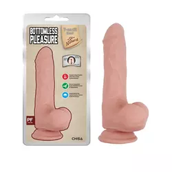 Dildo Bottomless Pleasure, 20cm, Boja kože