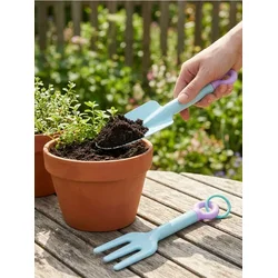Sinsay - Set baštenskih alata 2 pack - svetlo plava