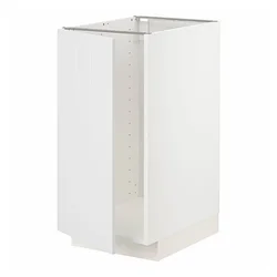 METOD Pod.element i sudopera/sort.otpada, bela/Stensund bela, 40x60 cm