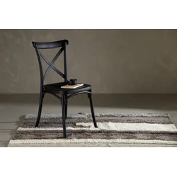 Venture Design Jedilni stol Crosett 55x52x90 cm črn