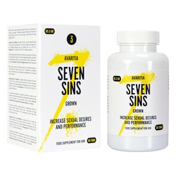 Seven Sins - Grown - Aphrodisiac for Men - 60 Pieces