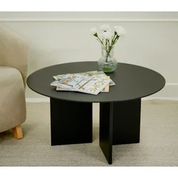 Hanah Home Klub sto Leo 42, 80x42x80 cm, Crni