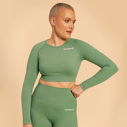 BeastPink Ženski CropTop Hyper Olivine L