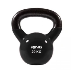 Ring 20kg metal+vinyl RX DB2174-20 black Kettlebell