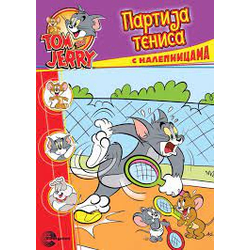 Partija tenisa s nalepnicama Tom and Jerry