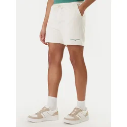 Tommy Jeans Hlače zelena/bela