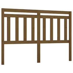 Uzglavlje za krevet boja meda 166 x 4 x 100 cm masivna borovina
