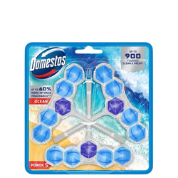Domestos Osveživač za WC šolju Power 5 Ocean, 50 g, 3 komada