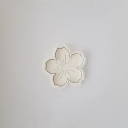 KREATIVNI SLATKIŠI Modla za kolače i ukrase Cvet, 6 cm, Bela