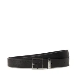 Ženski pas Calvin Klein Branded Loop Square Belt 2.5_Mn K60K613244 Črna