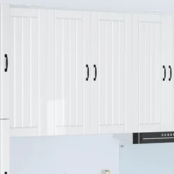 Ormar za Zid LUCCA Bijela visokog sjaja 80 x 31 x 100 cm