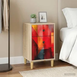 Vidaxl Nočna omarica HEESCH Sonoma hrast 36 x 33 x 60 cm
