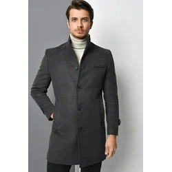 PLT9391 DEWBERRY MENS COAT-SMOKED