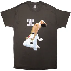 Queen Majica Rock Montreal Unisex Charcoal Grey 2XL