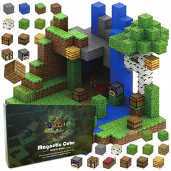 3D Pixele kocke sa magnetima - kreativna zabava XXL 400 delova