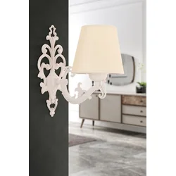 Opviq Zidna lampa Claire, 15x10x13cm, IP20, Krem-bela