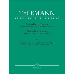 TELEMANN:METHODICAL SONATAS VOL.6