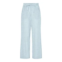 Pieces Ženske pantalone Liliane, Široke nogavice, Plave