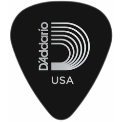 DAddario 1CBK4 Black Celluloid Guitar Pick Medium