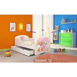Deciji krevet ACMA I 140x70 F + dusek 6 cm12