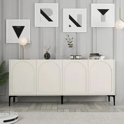 Hanah Home Komoda Lyon 79 Krem-Crna