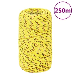 Brodski konop žuti 2 mm 250 m od polipropilena