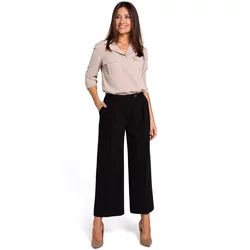 Style Ženske hlače culottes Blanchessant S139 črna M