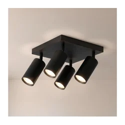 Brilagi - spot svetlo SELE SQUARE 4xGU10/30W/230V crno