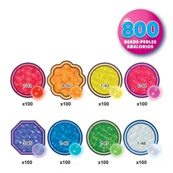 Aquabeads Komplet neonskih perlic (35143)