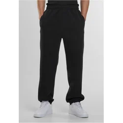 Mens basic sweatpants Fluffy black