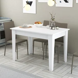 Hanah Home Trpezarijski sto Kiev 510 110x75x72cm Beli