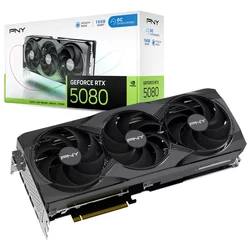 Grafička kartica PNY GeForce RTX 5080 16GB GDDR7 256bit Overclocked Triple Fan