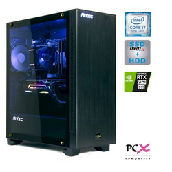 Namizni računalnik PCX EXIES i7-9700K/16GB/SSD500GB/2TB/RTX2060-6GB (PCX EXIES E1) (145943)