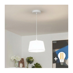 Brilagi - LED luster na sajli CERIA 1xE27/40W/230V, prečnik 25 cm, bela