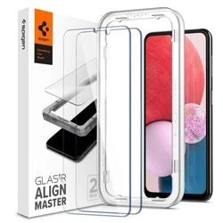 SPIGEN ALM GLAS.TR KALJENO STAKLO 2-KOM PAKET ZA SAMSUNG GALAXY A13 4G / LTE CLEAR