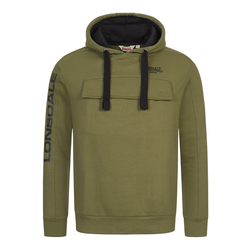 Moški pulover s kapuco Lonsdale Khaki