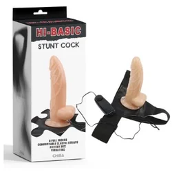 Stunt cock vibro strap-on