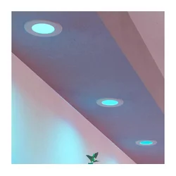 Eglo 901429-SET 3xLED RGBW stropno ugradno svetlo FUEVA-Z LED/2,8W/230V 8,8cm IP44 bela